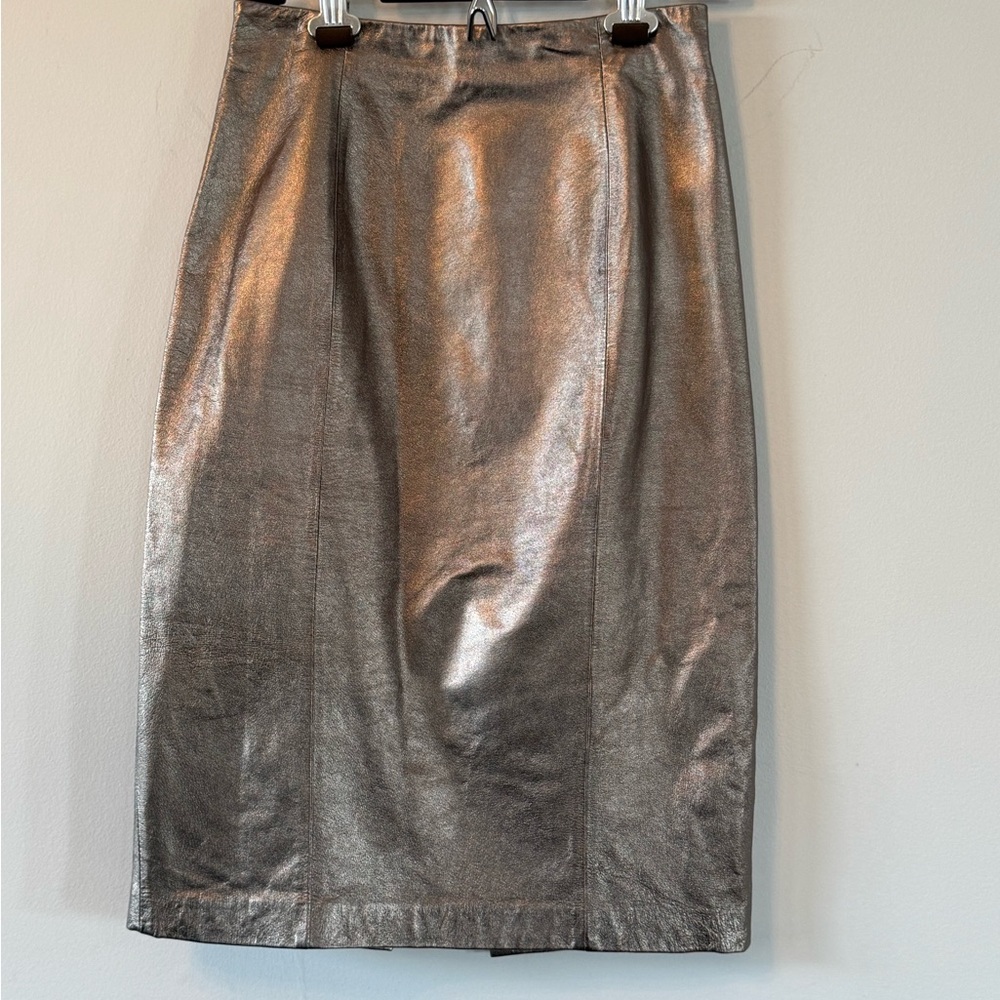 DANIER Metallic Silver/Gun Metal  Skirt